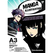 Clairefontaine Manga Illustration Skicirka A3 250 g