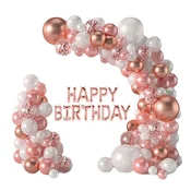 HappyBday, 123-delni set balonov - Zlata