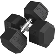 Homestar Set uteži 2 x 20 kg 166x166x114 cm Črna