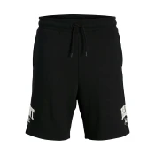 JACK & JONES Muški šorc 12268773, Crni