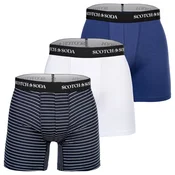 SCOTCH & SODA Boksarice modra/marine/črna/bela