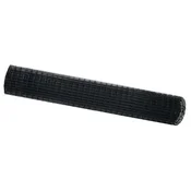 Vidaxl Evropska ograja Siva 1,6 x 10 m PVC prevlečen železo