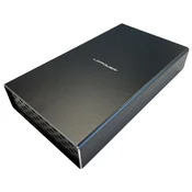 HDD DOCKING LC-DOCK-C-35-M2 USB3.2 Gen.2x1 1xHDD+1xNVME M.2, Cloning, black