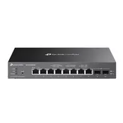 TP-Link Omada SG2210XMP-M2 mrežno stikalo Upravljano L2/L2+ 2.5G Ethernet (100/1000/2500) Power over Ethernet (PoE) Namizna/stenska namestitev Črna