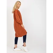 Cardigan-LO-SW-LK-3001.82P-Dark Orange