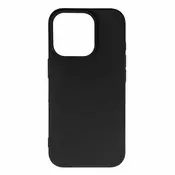 HURTEL Silikonski ovitek MagSafe Liquid za iPhone 17 Pro - črn