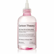 Carbon Theory Tea Tree Oil & Citric Acid tonik za dubinsko cišcenje za problematicno lice, akne 250 ml