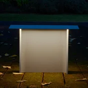 Luceplan Fienile LED osnovna luč 32cm svetlo siva - Dizajn - Kovina