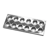 Model za orehe, piškote 12/prevlečen aluminij