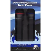 Komplet od dva USB mikrofona iMP Tech Universal Duets (PS2/PS3/PS4/X1/X360/Wii/WiiU/PC)