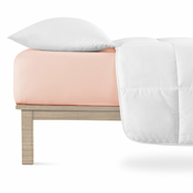 Svetlo rožnata napenjalna rjuha iz jerseyja 200x200 cm Boxspring – Andrea Simone