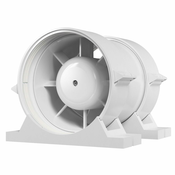 AKVAVENT PRO 5, PRO 5, Kanalski Kopalniški ventilator za dovod in odvod zraka s pritrdilnim kompletom BB D125