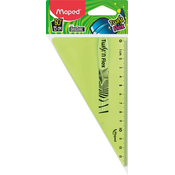 Trokut Maped Twistn Flex - 15 cm, zeleni