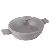 Berlingerhaus Ponev s titanovim premazom in pokrovom, 32 cm, kolekcija Taupe