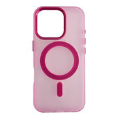 Maska silikonska Magsafe FLURO COLOR za Iphone 16 PRO MAX/ roza