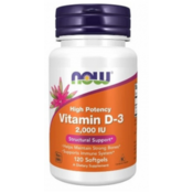 Now Vitamin D-3 2.000 I.E., 120 mehkih kapsul