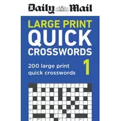 Daily Mail Large Print Quick Crosswords Volume 1