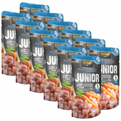 Belcando Junior piščanec s korenjem in lososom 12x125 g