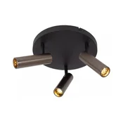 Lucide 22974/13/15 - Usmerjeno svetilo GRADO 3xGU10/40W/230V rjava/črna