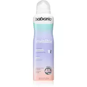 Babaria Deodorant Invisible antiperspirant u spreju protiv bijelih i žutih mrlja 200 ml