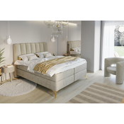 Boxspring postelja Lexi - 200x200 cm