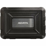 ADATA Eksterno kucište ED600 za HDD/SSD SATA 3.0 2.5 USB 3.1 | AED600-U31-CBK