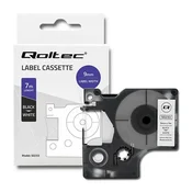 Qoltec trak za DYMO D1 40913 | 9 mm x 7 m | bel/črn tisk