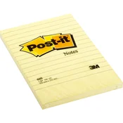 3M samolepilni lističi Post-it, 660, 102x152 mm, 100/1, rumen