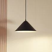 Lindby viseča svetilka Clarine, črna/bela, O 32 cm, kovina - Dnevna soba/jedilnica - Sodobni