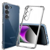 shumee Ovitek za Samsung Galaxy S23 Plus, odporen na udarce, zadnja stran + steklo