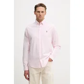 Bombažna srajca U.S. Polo Assn. PEACHED OXFORD LS