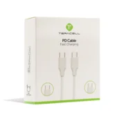 Kabel Teracell Plus PD Type-C na Type-C beli 2m