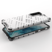 Honeycomb pancirna futrola sa silikonskim okvirom za Samsung Galaxy S21 Plus 5G/Galaxy S30 Plus - Prozirna KP10013