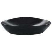 MAISON CHIC Umivalnik - Kopalna umivalnik - Lavabo 58,5x39x14 cm keramičen črn, (21684756)