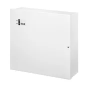 BCS BCS-F Bela stenska jeklena omarica 300x320x90mm z zaščito proti nedovoljenemu dostopu in prostorom za baterijo