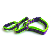 M PETS Ogrlica za pse Comfort M, Ljubicasto-zelena