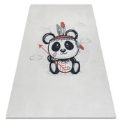 eoshop BAMBINO 1129 pralna preproga panda za otroke proti zdrsu - krem (Koberce Luszczow - Velikost: 160x220 cm)