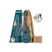 Ukulele KEIKI K2 serija Superscale Soprano set - Modri kalejdoskop K2SS-BKC