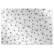 Decormat Podloga za stol Dot triangles 120x90 cm 15 cm