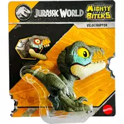 Jurassic World: grizeča mini zelenkasta figura Velociraptorja - Mattel