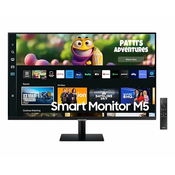 Samsung Smart Monitor M5 Ls32Cm500E Computer Monitor 81.3 Cm (32) 1920 X 1080 Pixels Full Hd Lcd Black