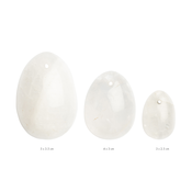 Joni jaja Set Clear Quartz (S-M-L)