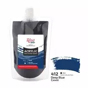 Akrilna barva, 200 ml, ROSA STUDIO | Deep Blue (412)