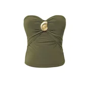 Trendyol Milla Ženska bluza Tprss25Bz00032, Kaki
