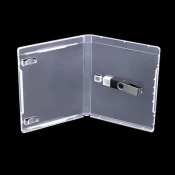 Škatlica za USB ključke v obliki Blu Ray škatlice, debelina 14MM, prozorna