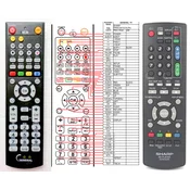 General SHARP GA781WJPA - compatible General-branded remote control