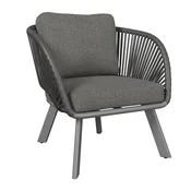 Ambia Garden LOUNGE NASLANJAČ tkanina aluminij