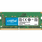 Crucial DRAM 8GB DDR4 2400 MT/s (PC4-19200) CL17 SR x8 Unbuffered SODIMM 260pin for MacCT8G4S24AM, memorija za prijenosno racunalo