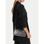 PINKO Ročna torba Half Moon Baguette Mini AI 25-26 PLTT 105069 A2O9 Srebrna