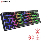 Genesis Thor 660 gaming tipkovnica, mehanska, USB-C, Bluetooth, RGB LED, črna